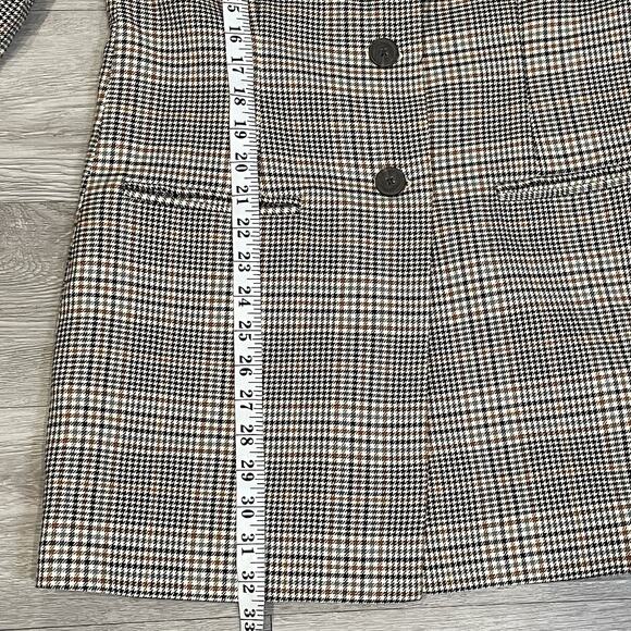 BB Dakota Steve Madden Blazer Womens S Plaid Lined Jacket Office Casual - Picture 8 of 9